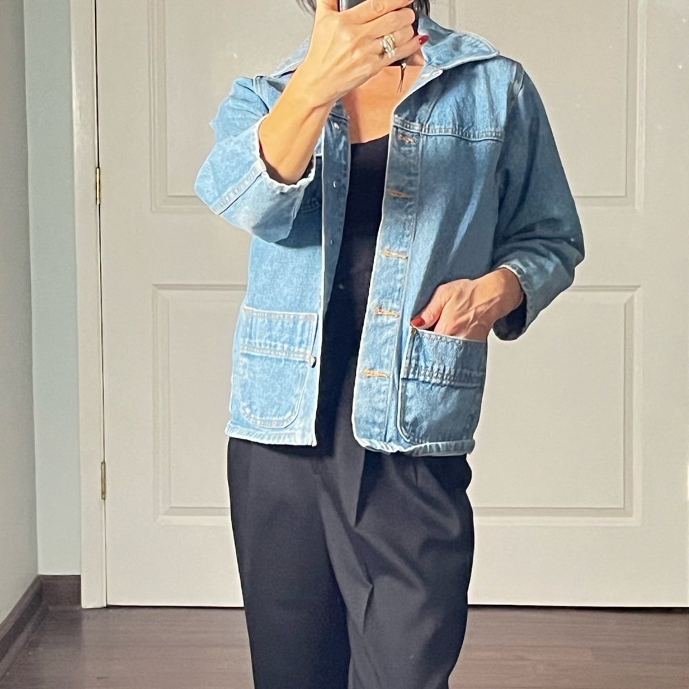 Vintage New Legends cropped fitted denim jacket - Picture 3 of 11